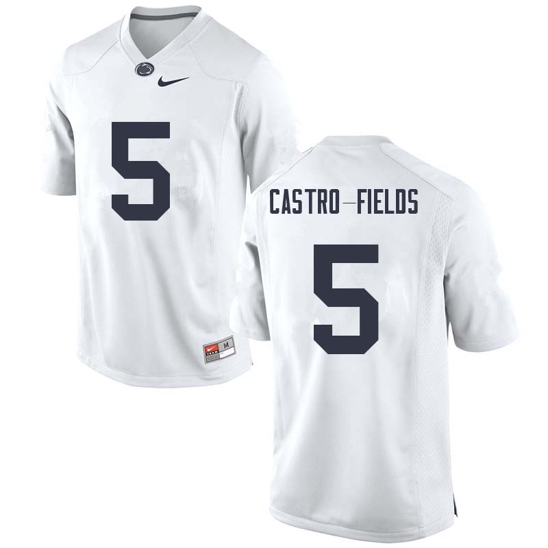 Men #5 Tariq Castro-Fields Penn State Nittany Lions College Football Jerseys Sale-White - Click Image to Close